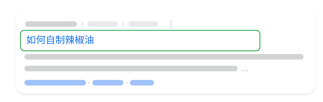 How title text appears in HTML and a page